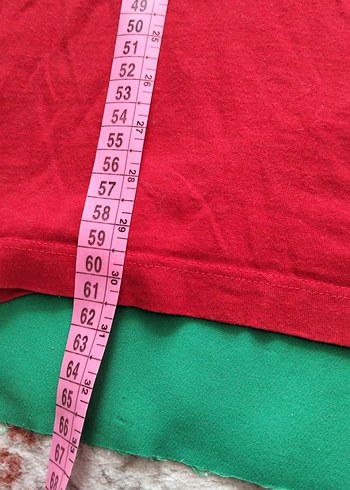 Kırmızı Baskılı Sweatshirt - Görsel 3