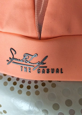 Turuncu Baskılı Mini Spor Sütyeni - Görsel 3