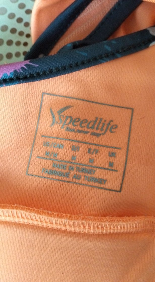 Turuncu Baskılı Mini Spor Sütyeni - Görsel 4