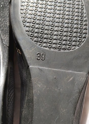 Tokalı Siyah Kadın Topuklu Babet sıfır ürün - Görsel 3