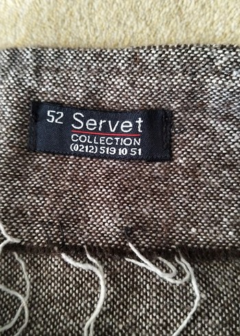 İşlemeli  Midi Bohem Etek kale kumaş - Görsel 5