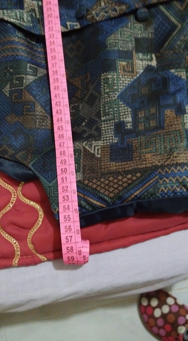 Düğmeli Lacivert Desenli Erkek Yelek - Görsel 5