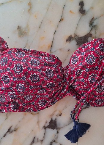 Püsküllü Renkli Bohem Bikini Takımı - Görsel 3