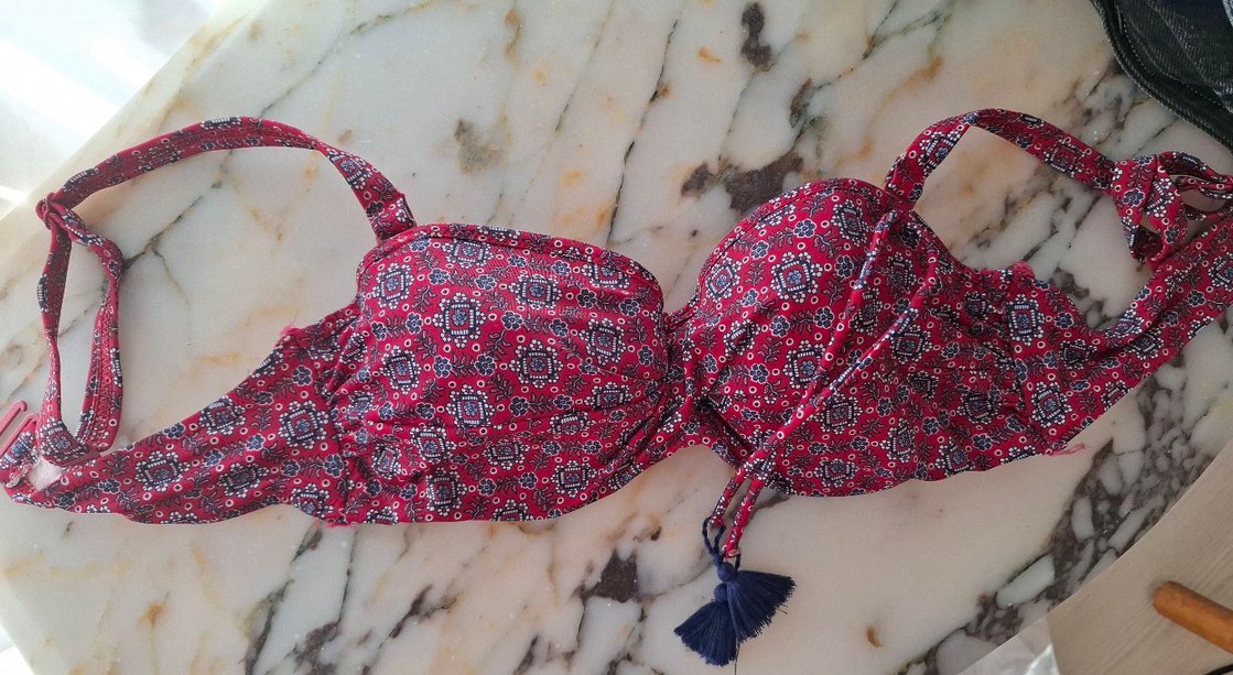 Püsküllü Renkli Bohem Bikini Takımı - Görsel 3