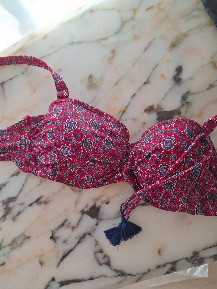 Püsküllü Renkli Bohem Bikini Takımı - Görsel 4