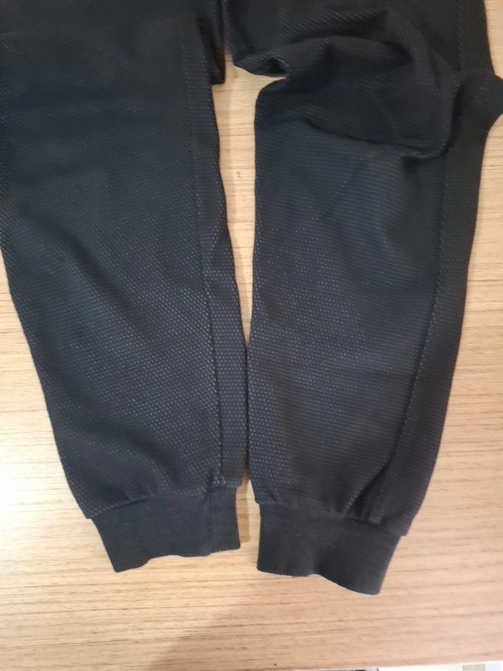 Siyah Fermuarlı Erkek Outdoor Eşofman Altı - Görsel 2