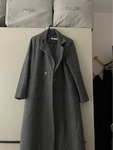 m Beden BEYMİNA COLLECTİON GRİ KABAN