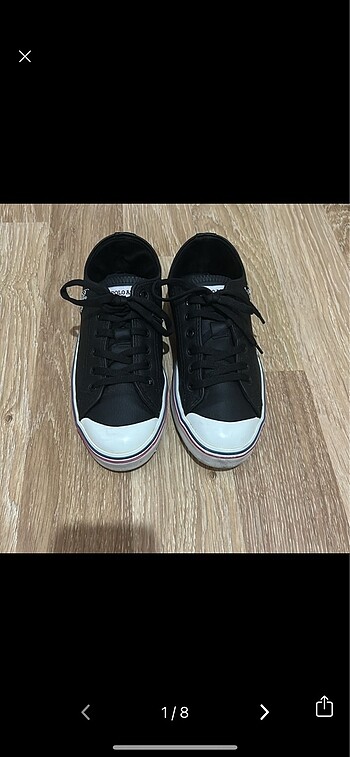 39 Beden siyah Renk Us polo assn spor ayakkabı