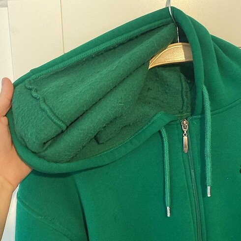 xl Beden Amazon Orjinal Yeşil Sweatshirt