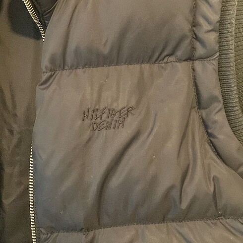 l/xl Beden Vintage Kolsuz Şişme Yelek Mont