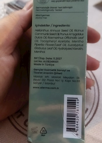 Biberiye & Hint Yağı Saç Besleyici Serumu - Görsel 2