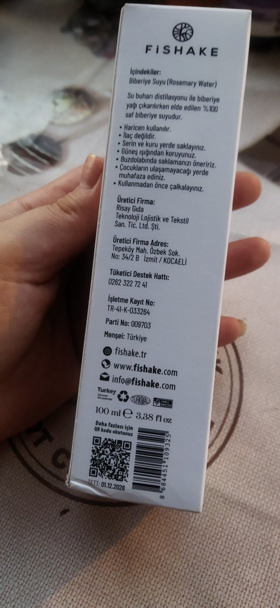 Saf Biberiye Suyu - Saç ve Cilt Bakımı Tonik - Görsel 2