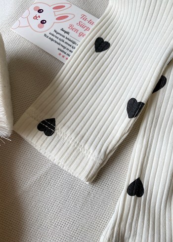 Nakışlı Beyaz Çocuk badi - Görsel 6