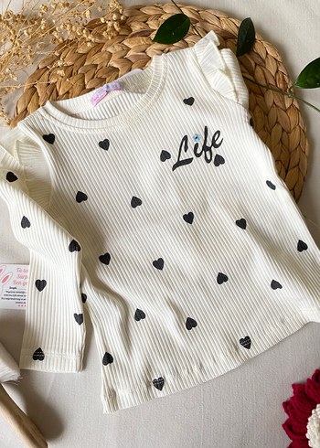 Nakışlı Beyaz Çocuk badi - Görsel 3