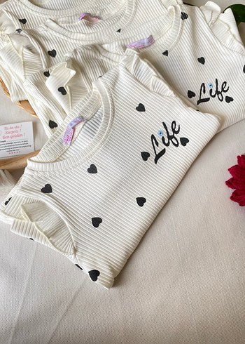 Nakışlı Beyaz Çocuk Atlet - Görsel 3