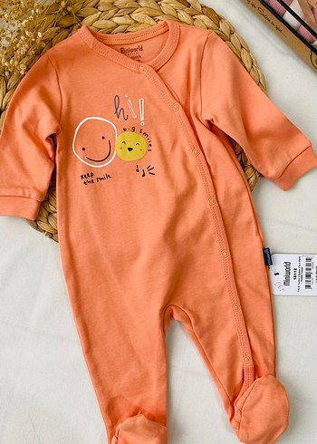 Renkli Baskılı Pamuklu Bebek Tulum Seti - Görsel 2