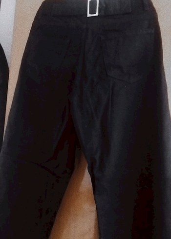 Zara Siyah Midi Pantolon - Fermuarlı