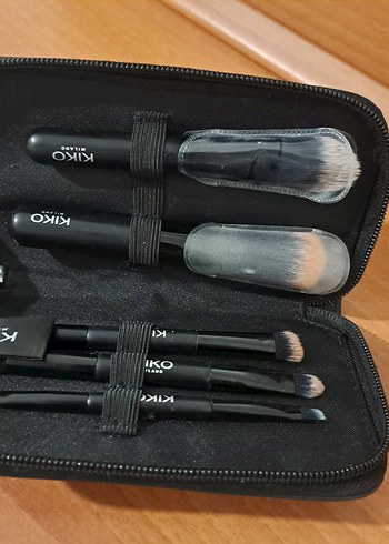 KİKO Makyaj fırça seti çantalı. - Görsel 5