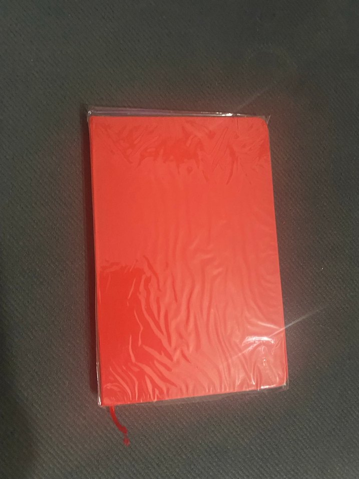 Kırmızı Parlak Kapaklı Defter - Görsel 2