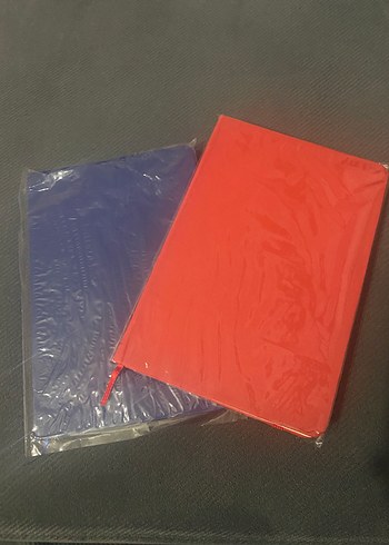Sıfır Kırmızı-Lacivert Ajanda Defter- Çizgisiz - Görsel 2