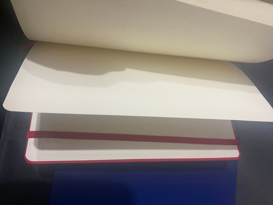 Sıfır Kırmızı-Lacivert Ajanda Defter- Çizgisiz - Görsel 3