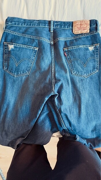 36 Beden mavi Renk Levis 501 kot pantolon
