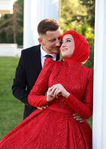  Beden kırmızı Renk Gelinlik aksesuarı, tacı