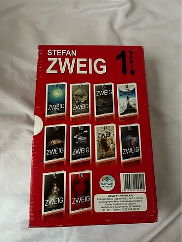 Stefan zweıg 1. Seri, 10 adet set halınde kıtap
