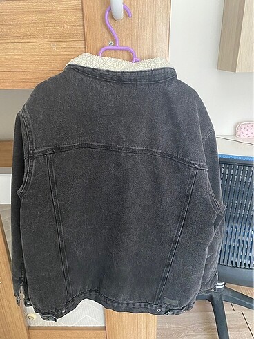 Pull and Bear Pull&Bear kürklü kot ceket