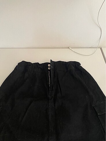 TrendyolCurve cepli denim etek