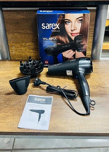 Sarex saç kurutma makinesi 3 yıl garantili 