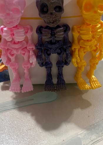 Renkli İskelet Aksiyon Figürleri - Görsel 2