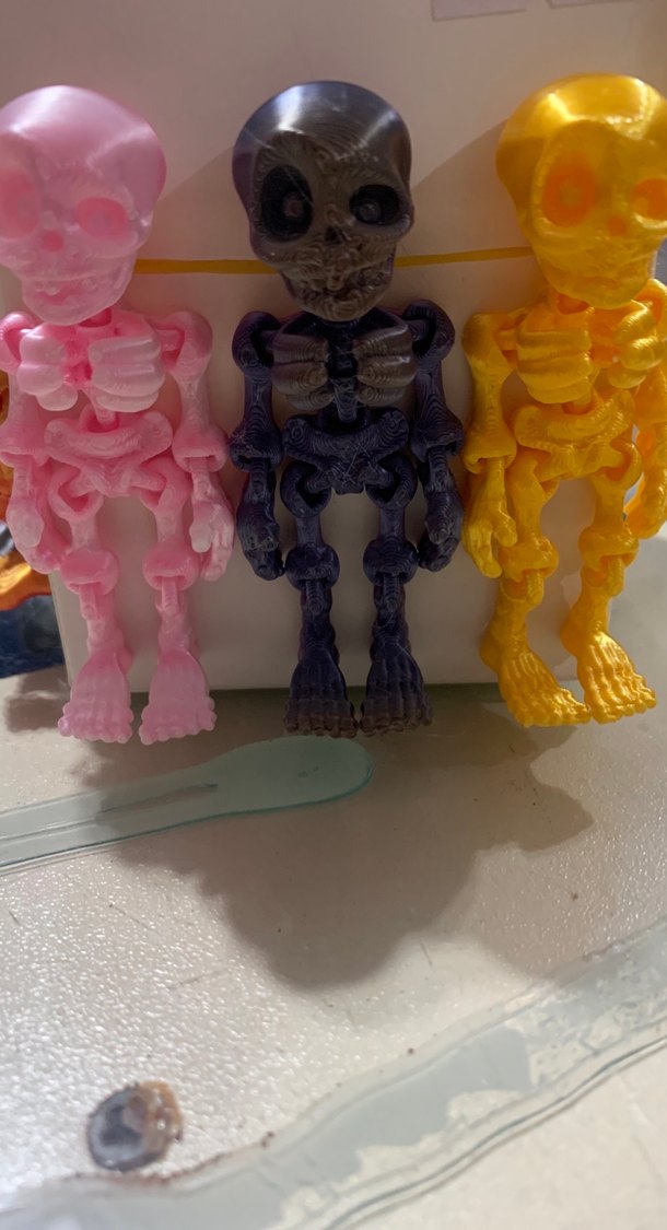 Renkli İskelet Aksiyon Figürleri - Görsel 2