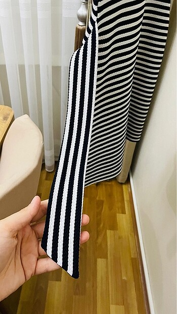 Koton Kids Kısa zebra model elbise