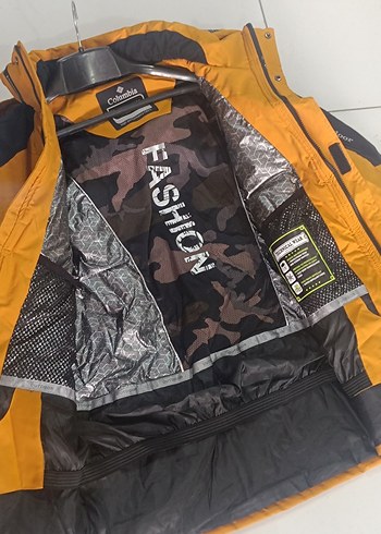 Sarı Siyah Fermuarlı Erkek Mont - Görsel 2