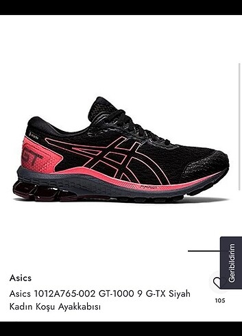 Orjinal asics Goretex