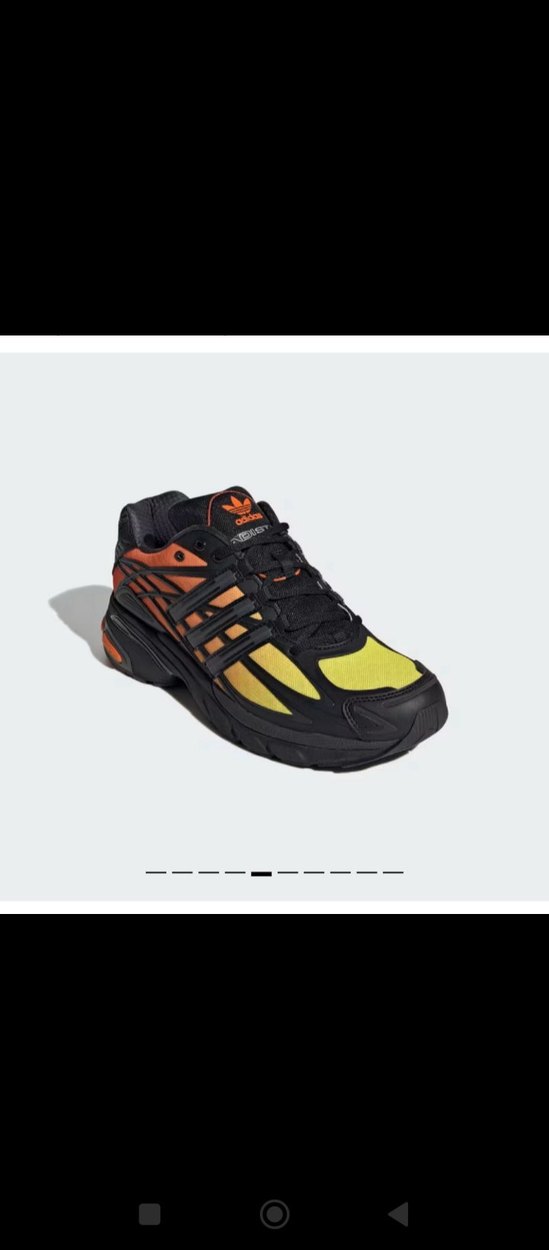 Sarı Desenli Adidas Erkek Koşu Ayakkabısı - Görsel 4