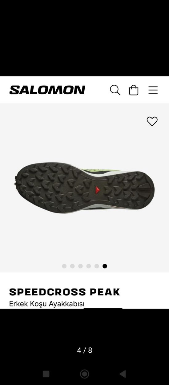 Salomon Speedcross Peak Erkek Koşu Ayakkabısı - Görsel 4