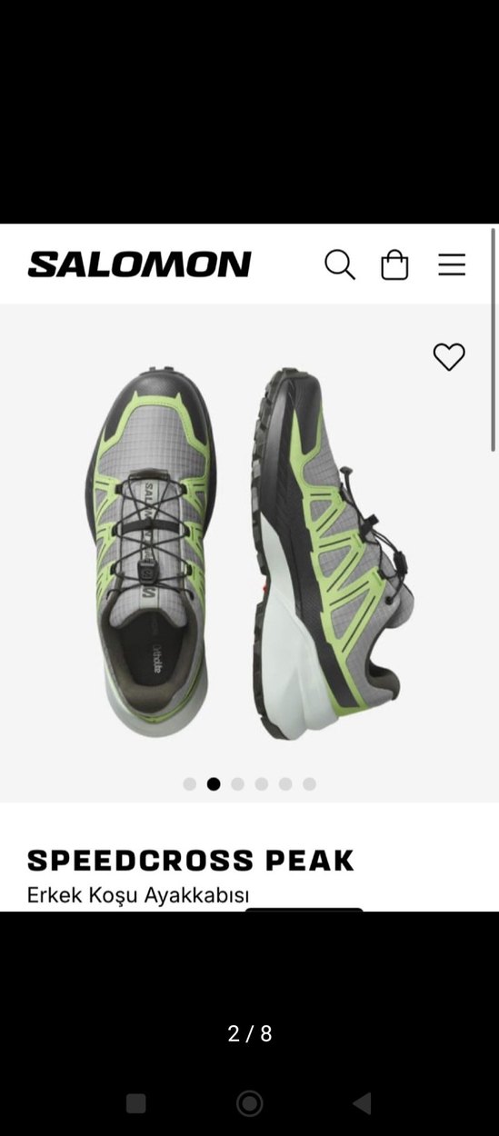 Salomon Speedcross Peak Erkek Koşu Ayakkabısı - Görsel 2