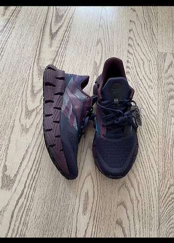 Mor Platform Topuklu Bağcıklı Spor Ayakkabı - Görsel 5