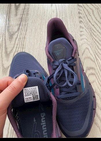 Mor Platform Topuklu Bağcıklı Spor Ayakkabı - Görsel 7