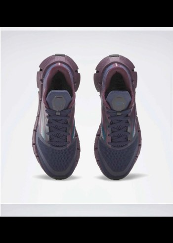 Mor Platform Topuklu Bağcıklı Spor Ayakkabı - Görsel 3