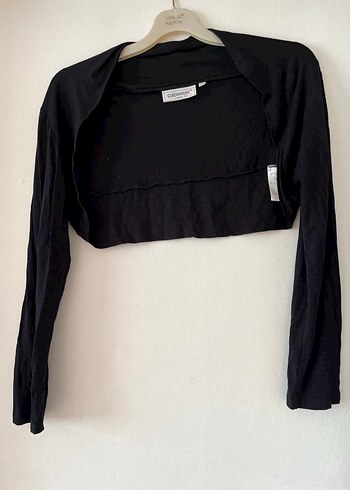 Siyah Uzun Kollu Bolero - Görsel 2