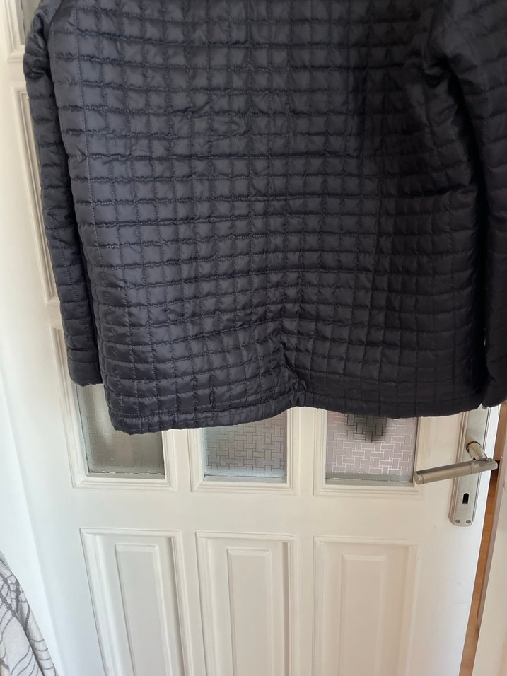 Erkek Lacivert Kapitone Fermuarlı Mont - Görsel 3