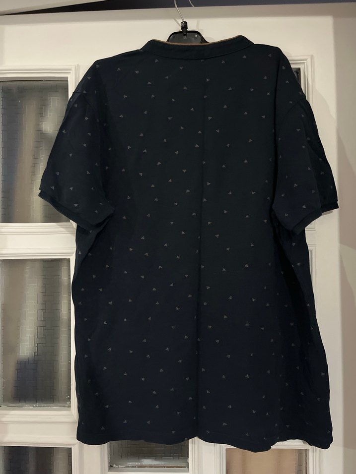 Düğmeli Lacivert Erkek Polo Tişört - Görsel 4