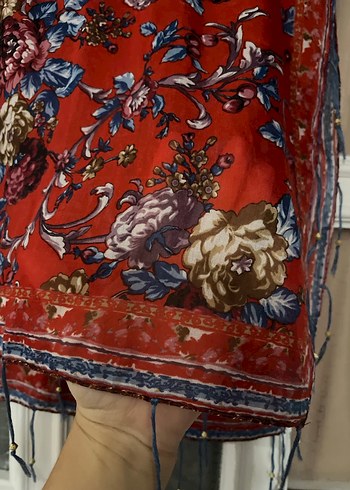 Renkli Bohem Kadın Şal - Görsel 3