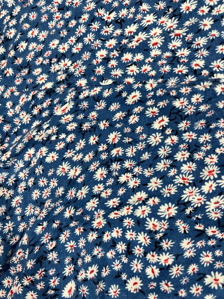 Mavi Desenli Şortlu Etek - Görsel 3