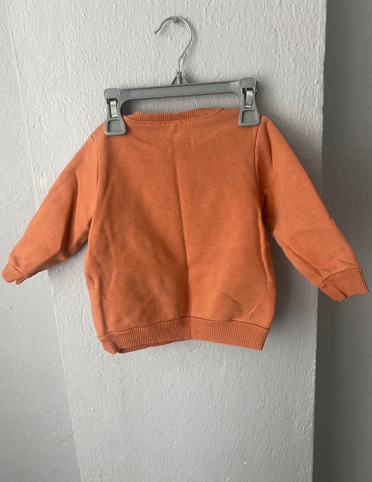 Erkek Çocuk Kahverengi Sweatshirt CVL Nakışlı - Görsel 2