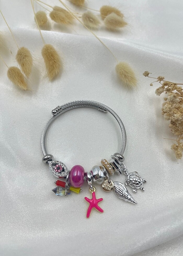 Çelik charm Pandora kararmaz - Görsel 2