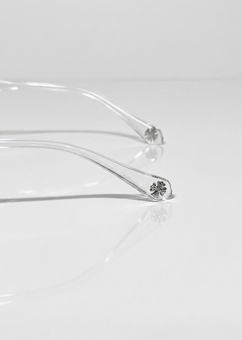 Chrome Hearts Şeffaf Gözlük - Görsel 3